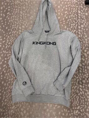 Men's Gray Hoodie Sweatshirt
